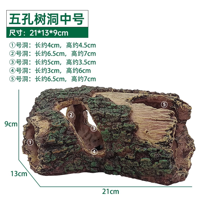 Las mascotas trepadoras evitan la casa, la decoración de la pecera, el escenario, la resina, la decoración del acuario, el barril de madera, los restos de madera, el cubo de refugio