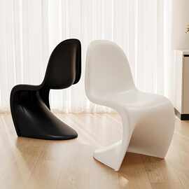 BJ-36Y餐椅潘东椅家用轻奢高级感餐桌椅网红可叠放凳子靠背塑料