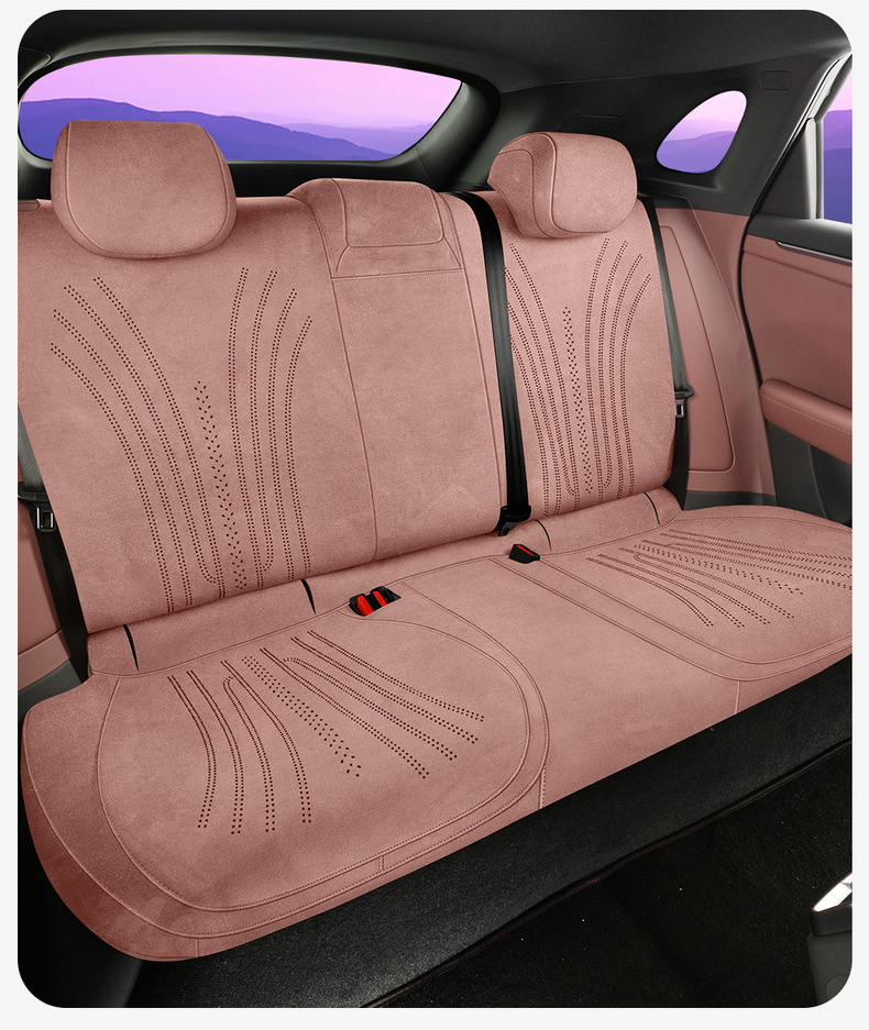 2026 Model Arcfox T5 Special Full-Cover Car Seat Covers, All-Season Universal Seat Cushions, Suede Leather Seat Covers
