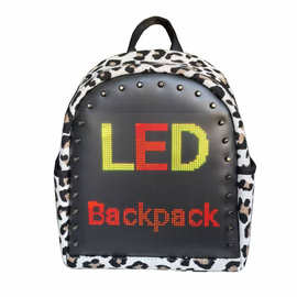 圣诞节发光LED女包DIY动图导入图片编辑文字一键发送显示纯棉提花