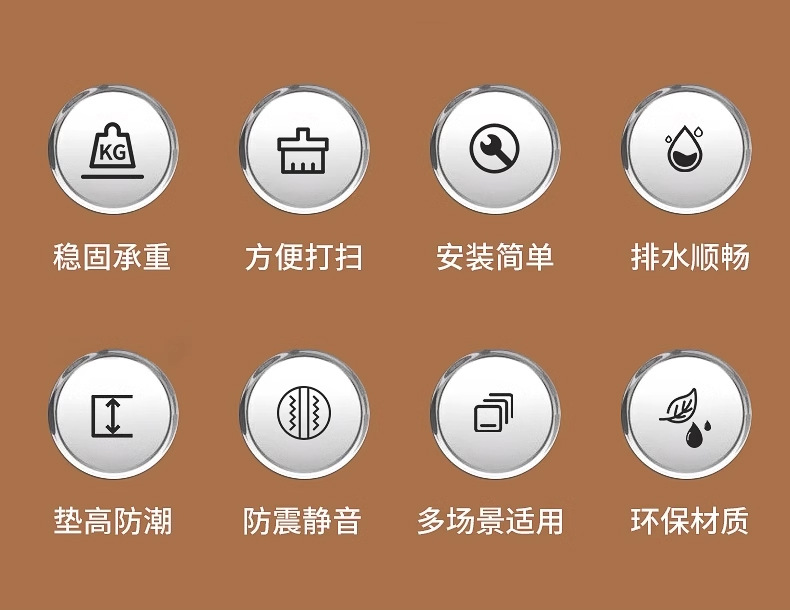 现货防滑减震洗衣机增高垫阳台免安装可移动冰箱静音底座垫批发