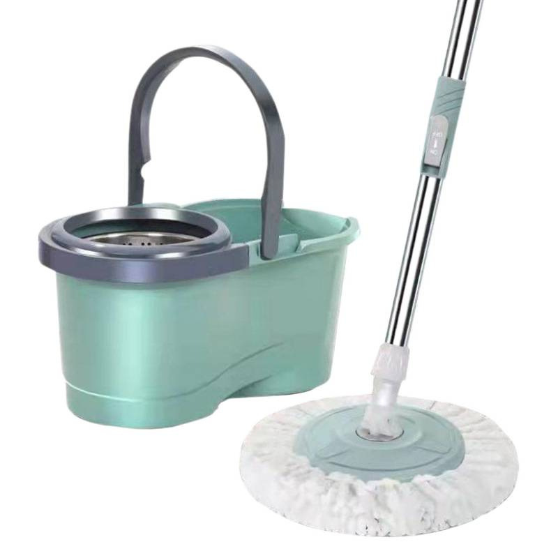 Mopo giratorio para el hogar un conjunto completo de limpieza limpia perezosa sin lavado a mano para el suelo de limpieza automática de secado de tela de cama de tela redonda