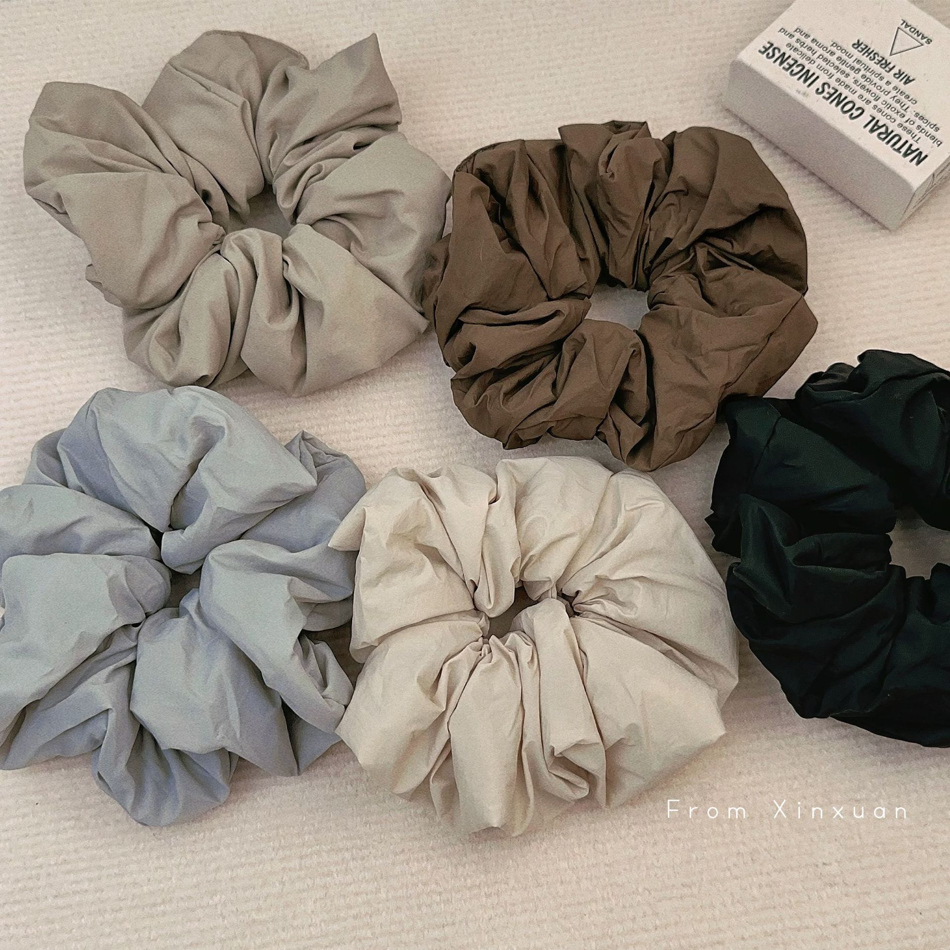 Maxi elastico per capelli donna accessorio stile scrunchie_voghion.com
