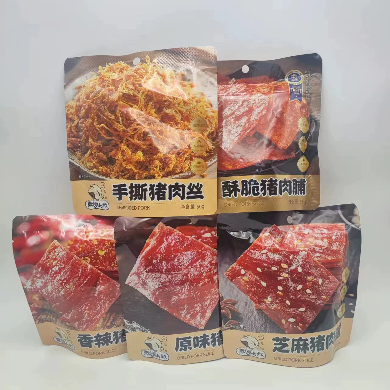 Дядя Свинья говядина шелковая Жареная колбаса зимний мармелад каштан Haw пряный мешок для живота закуска оптом