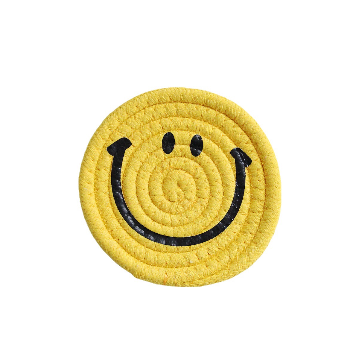 Coaster té posavasos ins estilo anti-escaldado estera de la olla cuerda de algodón tejida de aislamiento mantel estera del Tazón lindo mantel estera del aislamiento