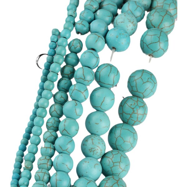 Turquoise round beads