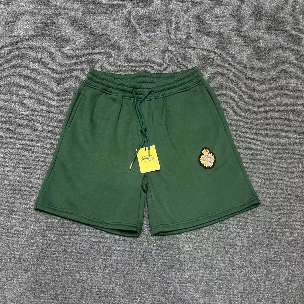 Marca de moda Alcatraz tira reflectante letra impresa camiseta de mangas cortas para hombres y mujeres callejera pantalones cortos casuales set Old Money Style