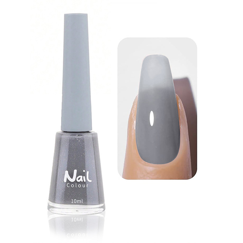 Oily non-peeling long-lasting nail polish baking-free quick-drying non-fading nude transparent nail polish wholesale