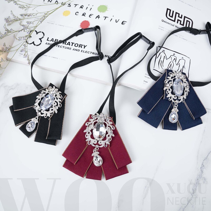 [Diamond Pendant] Jk Bow Tie Student Shirt Accessories