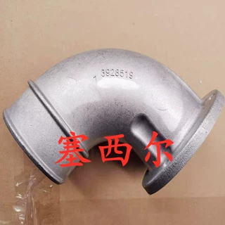 适用于工程机械6L8.3发动机进气过渡管3928519 3918696