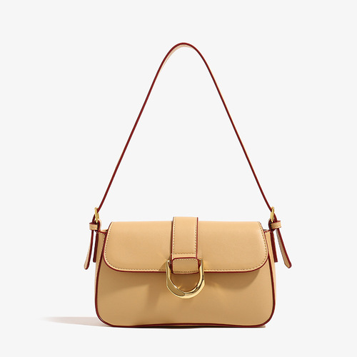 Baguette Bag 2024 New Trendy High-End Sense Fashion Versatile Underarm Bag French Single Shoulder Bag Small Purse for Women Crossbody Bag