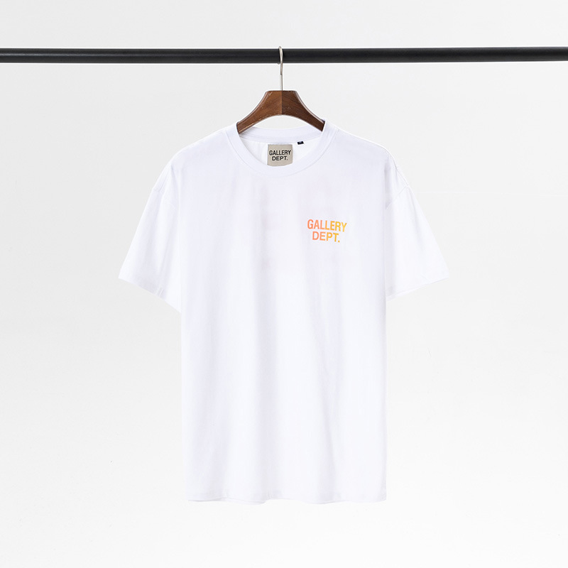 Camiseta de manga corta con estampado Gallery Dept de marca de moda para hombres y mujeres