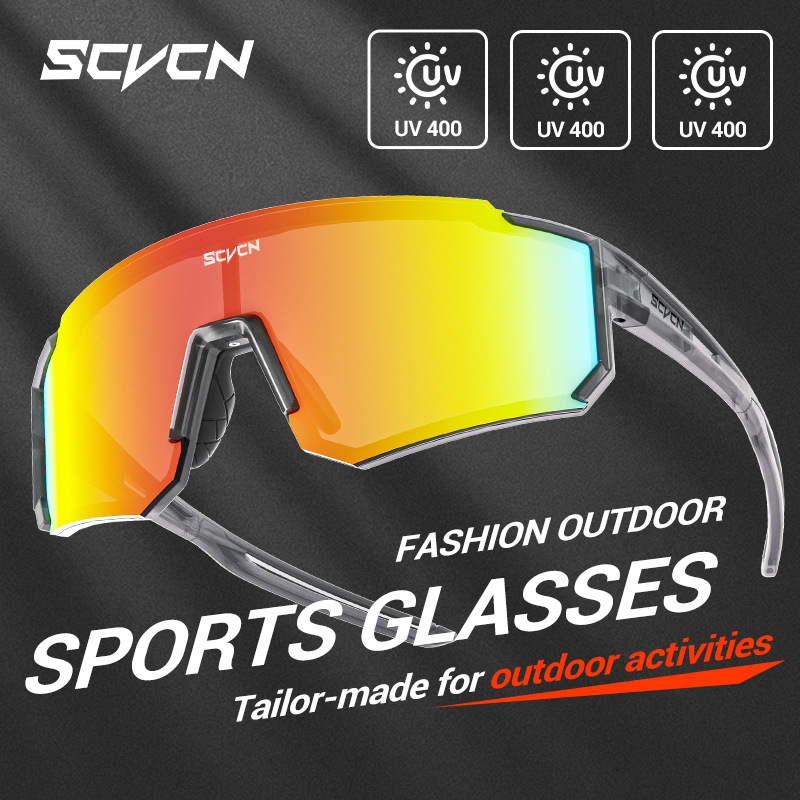 Gafas de Ciclismo Deportivo de PC, A Prueba de Viento, para Ciclismo y Deportes al Aire Libre