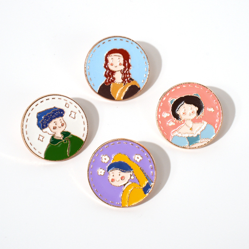 Cute Cartoon Character Alloy Unisex Brooches display picture 6
