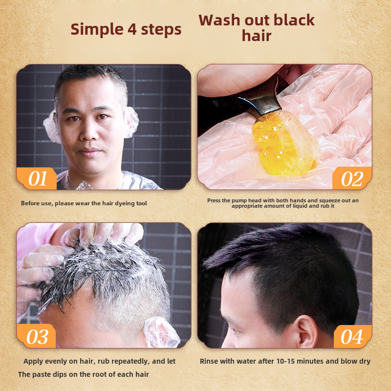 Three Magic Hair Masters Herbal Hair Dye 3