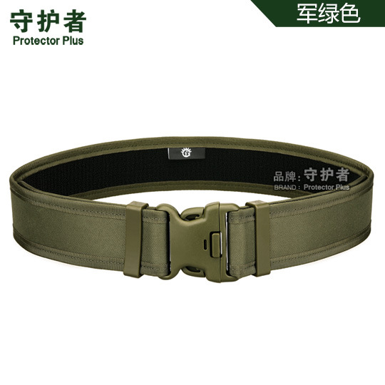 Cinturón táctico de campamento al aire libre CS expansión rápida cinturón exterior rígido cinturón multifuncional doble hebilla cinturón ensanchado