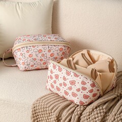 超軽量大容量旅行用下着バッグ、携帯用ブラジャーバッグ、通気性のある下着・ブラジャー収納バッグ、下着収納バッグ