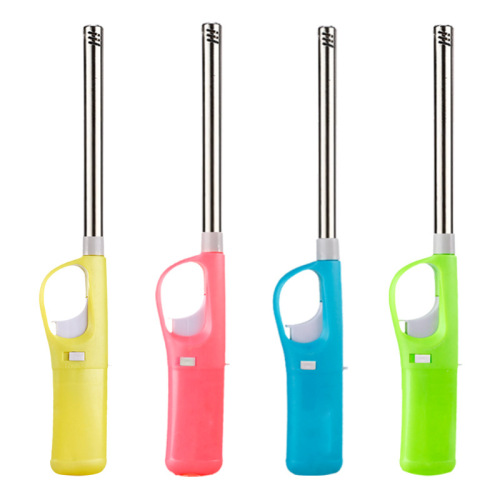 Extended lighter kitchen gadget gas stove open flame ignition gun igniter ignition stick inflatable lighter