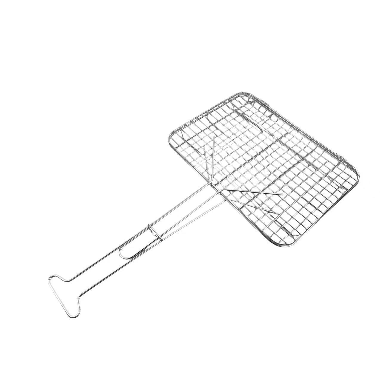 Cesta de Malla para Barbacoa de Acero Inoxidable Antiadherente Multifuncional