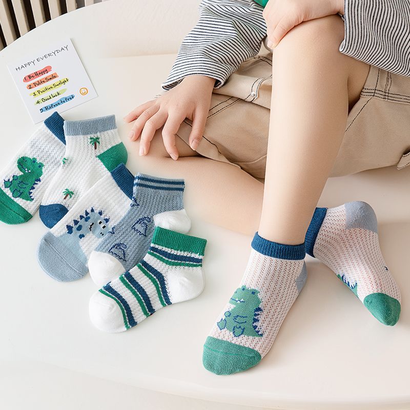 25 pares de calcetines finos de verano para niños y niñas, calcetines elegantes para bebés y recién nacidos.