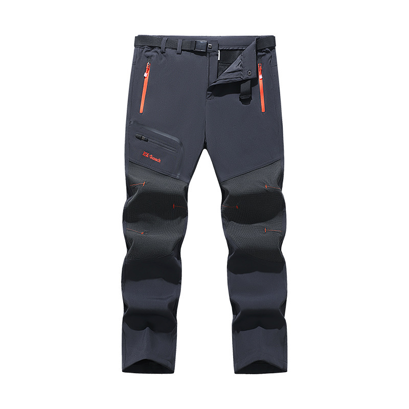 Spring and Autumn Men's Windproof, Waterproof, Breathable, Stretchy, Color-Blocked, Wear-Resistant Single-Layer Hiking Pants for Outdoor Trekking and Mountaineering, Warm Pants Spring and Autumn Men's Windproof, Waterproof, Breathable, Stretchy, Color-Blocked, Wear-Resistant Single-Layer Hiking Pants for Outdoor Trekking and Mountaineering, Warm Pants