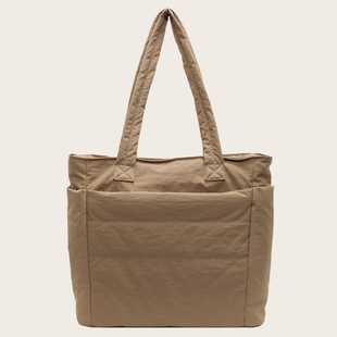 New Tote Bag Women's Large Capacity Commuter Cloth Bag Lightweight Nylon Shoulder Bag Student Handbag Travel Bag