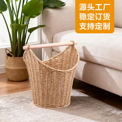 図工芸模造藤編みティッシュ収納かごティッシュ棚韓国式家庭用pp模造藤編み浴室収納かご