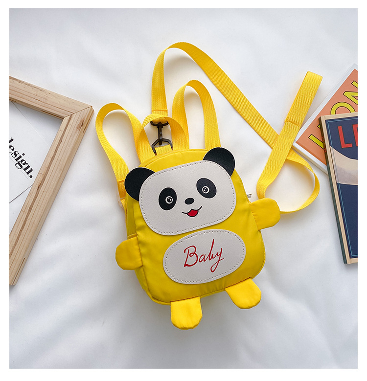Kindergarten schoolbag for children, boys and girls, 1-3-5 years old, anti-wandering rope, cute frog, double-shoulder baby small backpack undefined