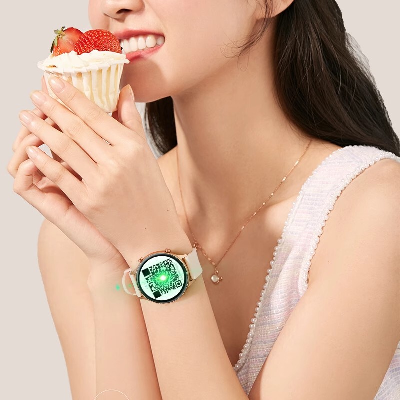 スマート腕時計女性多機能bluetooth通話運動は防水高精細電子時計音楽制御腕時計を支払う|undefined