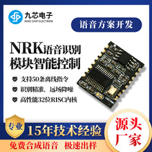 九芯电子AI离线智能元器件语音识别模块人声声控芯片NRK3301款