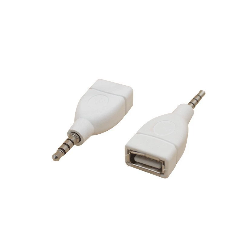 USB аудио адаптер 3.5 USB в 3.5, автомобильный AUX адаптер, USB гнездо в 3.5 мм штекер