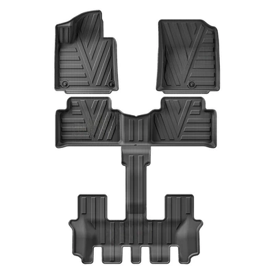 Specialized Kia Sorento 6-Seater 7-Seater Mq4 Car Floor Mats Tpe Rubber Waterproof Carpet Trunk Mat (Universal Foot Pad) - style-1-lhd-left-hand-drive-pure-fuel-version-21-25-years-sorento-6-seater7-seater-pure-oil-version-6-seater-tpe-floor-mats-6-seater7-seater-all-tpe-special-car