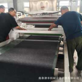 皮革布料蜂窝板覆布机 EVA泡棉绒布平贴机 汽车地板垫贴合机
