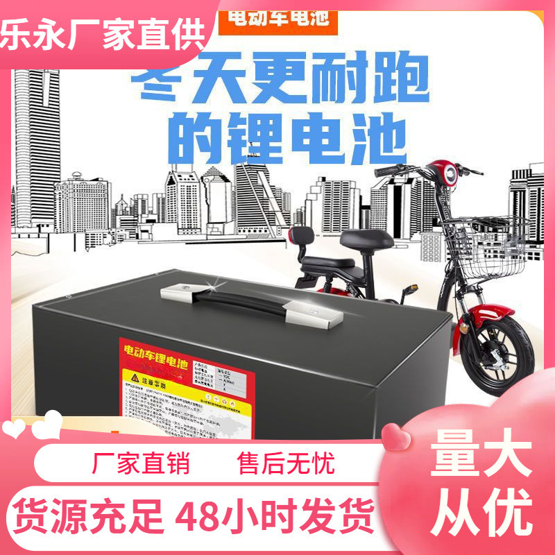 电动车锂电池48V20a60V72V公里大容量三轮批发电瓶锂电池外卖其它