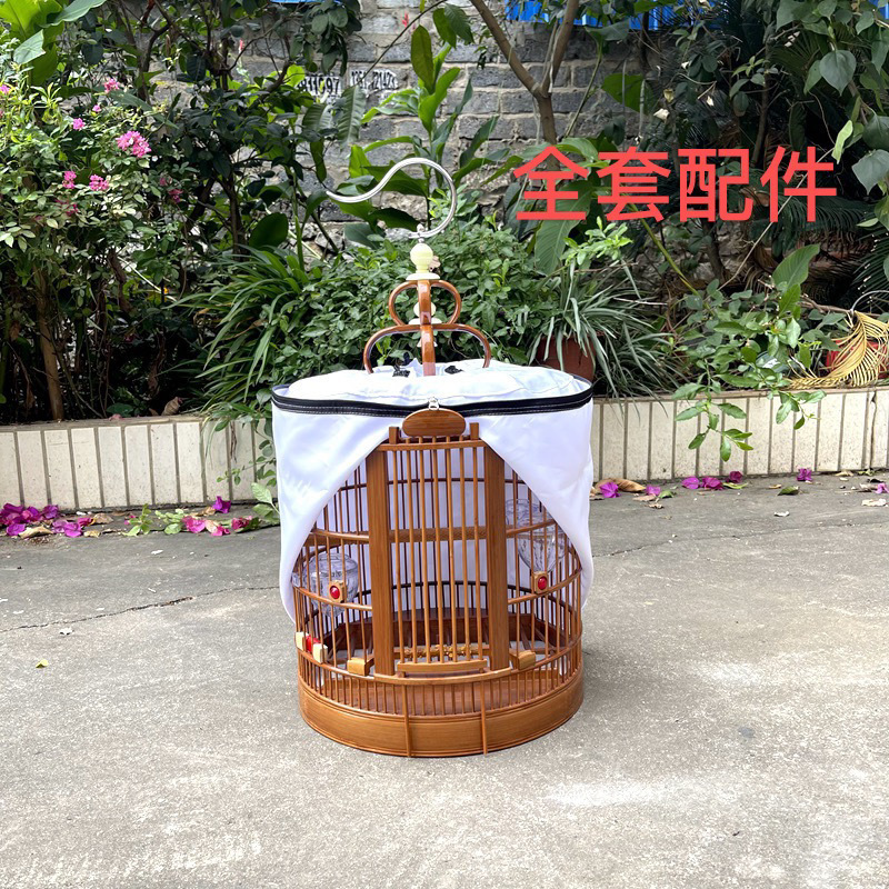 贵州画眉鸟笼竹制画眉鸟笼子八哥鸟笼广式鸟笼云雀鸟笼广西广笼厂|undefined