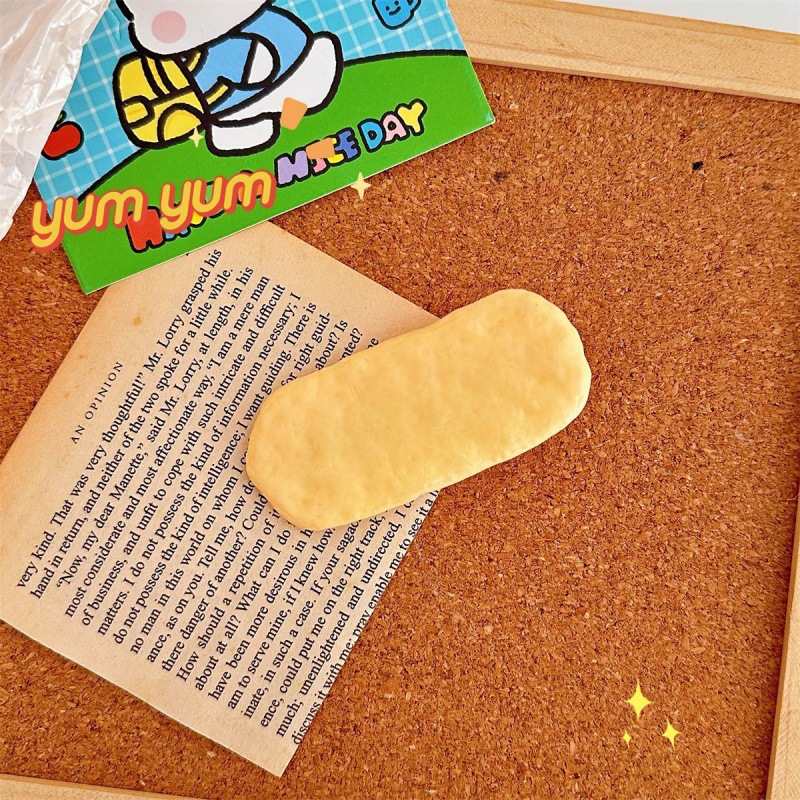 센베이 비스킷 머리핀