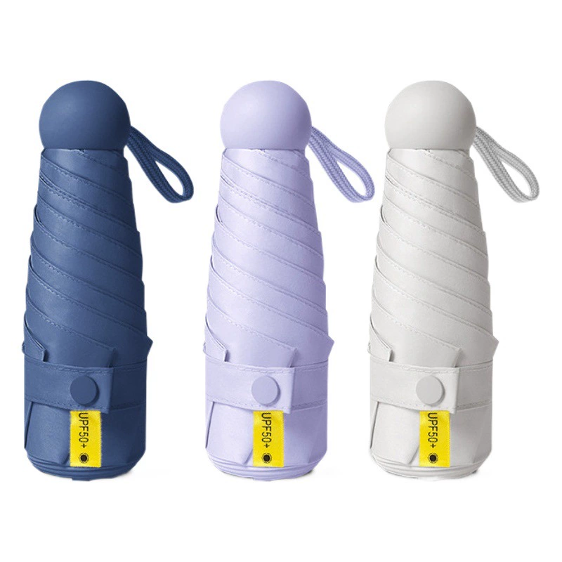 Виниловый зонт-парасоль 50% off в 1, двойного назначения для защиты от солнца и дождя, защита от ультрафиолета, складной карманный зонт, рекламный зонт