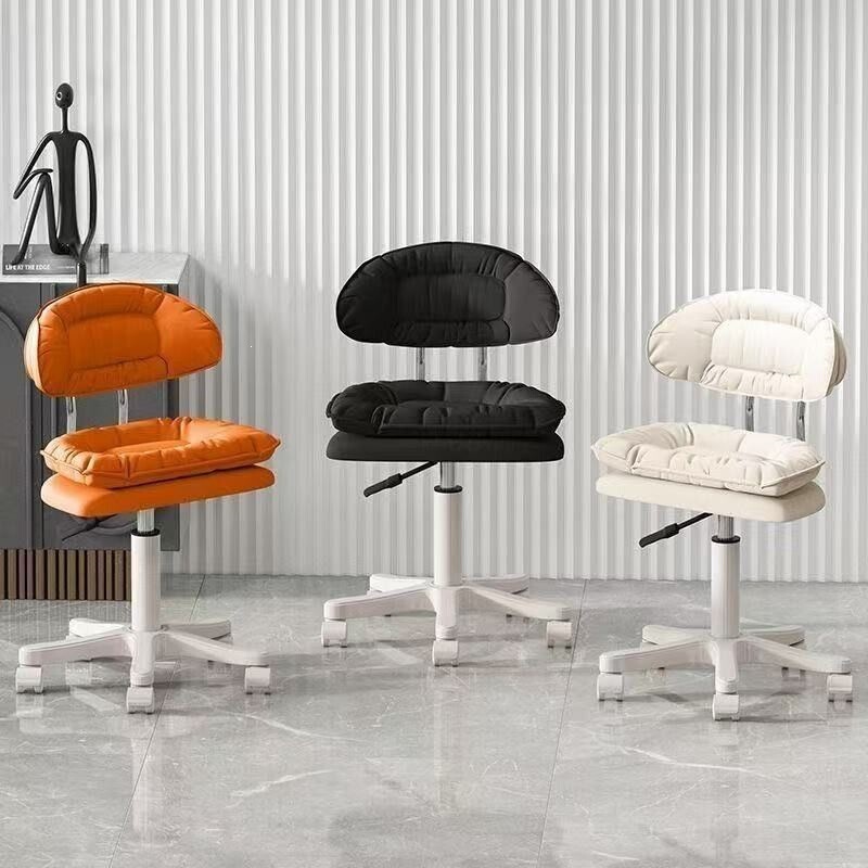Beauty chair, beauty stool, swivel chair with casters, special large work stool for beauty salons, special adjustable dining chair for hairdressers and manicurists