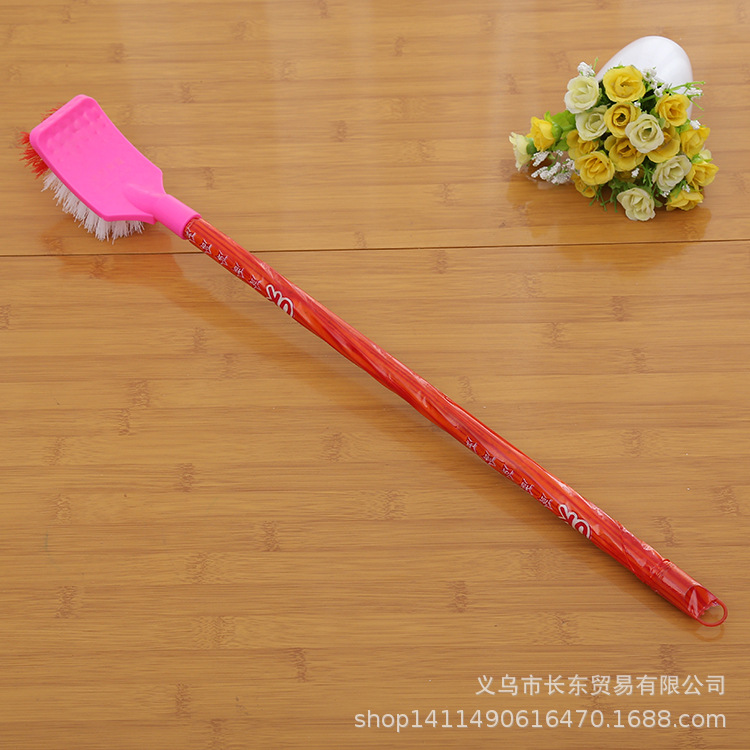 Two-Yuan Store Toilet Cleaning Wooden Handle Toilet Brush Cleaning Toilet Supplies Wooden Handle Plastic Toilet Brush