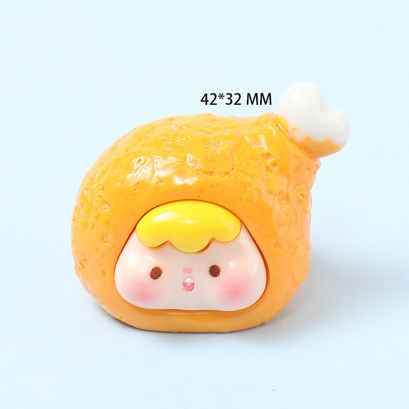 樹脂食品おもちゃ漫画 Zai Zai diy ジュエリーアクセサリー車のマイクロ風景デスクトップ装飾品キーホルダーブラインドバッグ素材|undefined