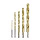 HSS4241 hexagonal shank twist drill suit high speed steel titanium-plated air batch twist drill metal iron plate drilling drill