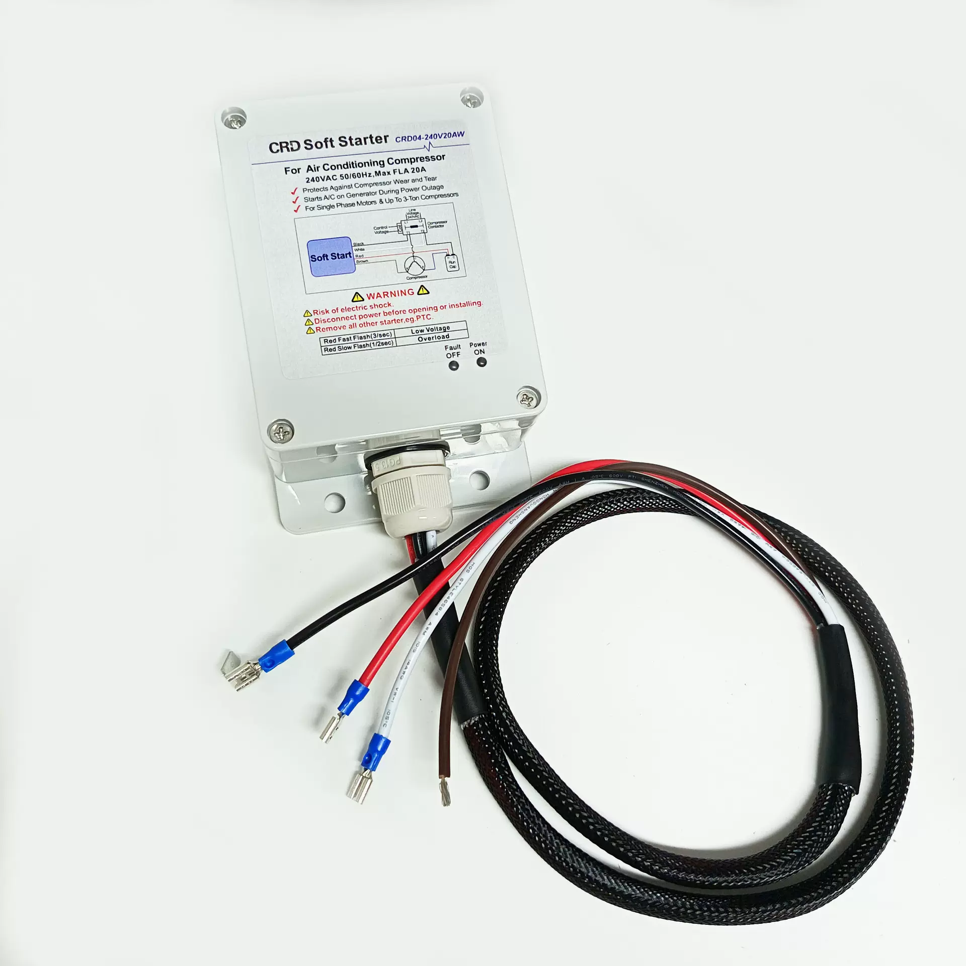 适用于美国家用空调软启动器240V大功率软起动器降启动电流