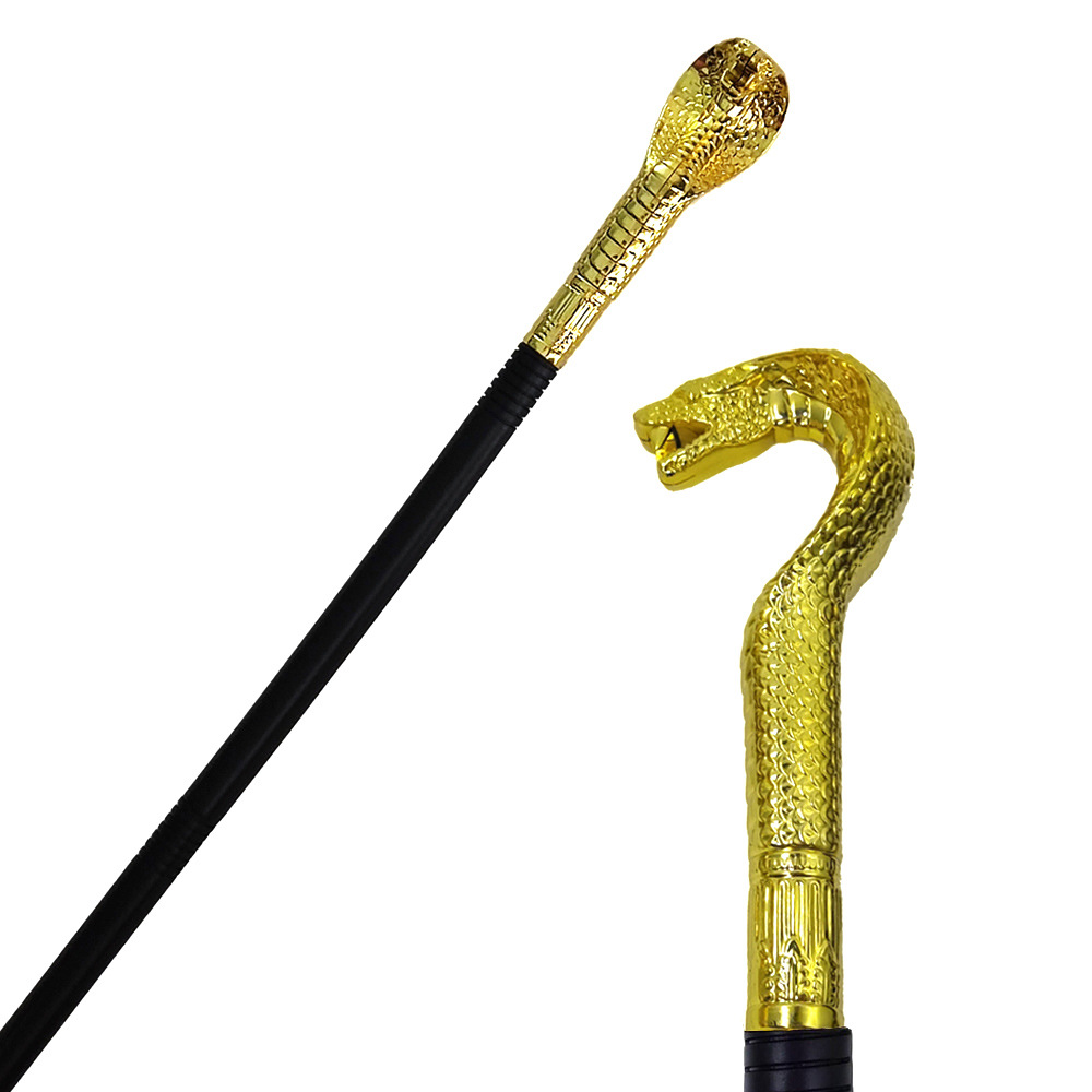 Juego de rol para niños Halloween Nuevos accesorios de juguete navideños extraños Cetro de cabeza de serpiente Scepter