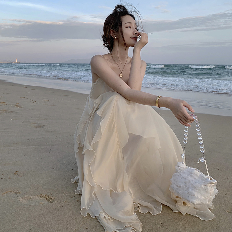 Shiffon summer dress