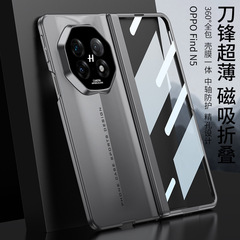 oppofindn5 ファッション携帯電話ケースに適した超薄型シンプルなソリッドカラーのつや消しブレードウォリアーシェルとフィルム一体型ハードケース