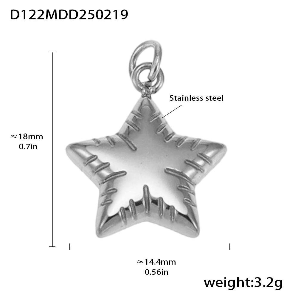 Moda misteriosa OL estilo personalidad colgante de acero inoxidable 18k oro real transfronterizo solo para los fabricantes de bombas europeas y americanas al por mayor