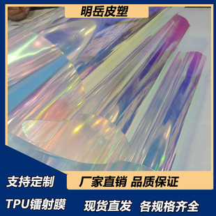 in stock supply TPU magic film 0.2-1.0mm shoe material luggage clothing gift packaging colorful film laser paper