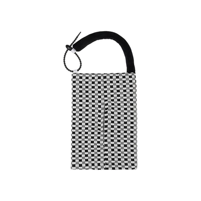 Car Tissue Box Hanging Car tissue box/set - bubble-checkerboard-hanging-tissue-box-black-and-white