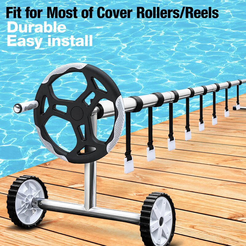 Swimming pool tie rope tightening tie solar cover reel accessory set sun visor fishing reel suit