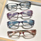New foreign trade cross-border women's fashion printing for the elderly far-sighted mirror casual Korean fan anti-blue light reading glasses wholesale